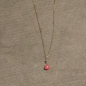 16” golden necklace with small pendant